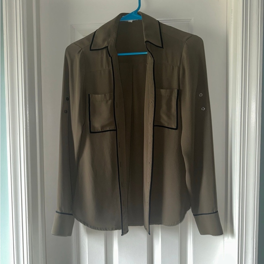 Olive Green Women's Top